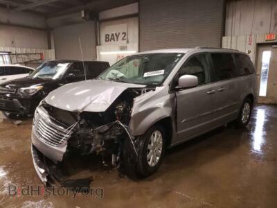 2014 Chrysler MINIVAN Touring, silver — VIN 2C4RC1BG8ER372147, Copart