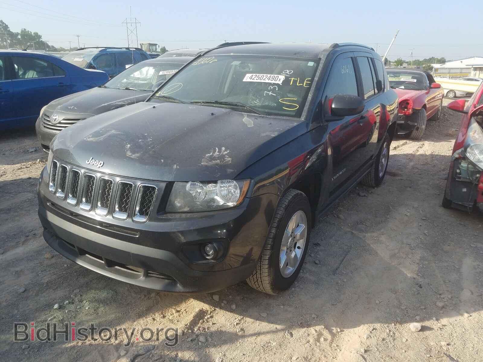 2014 JEEP COMPASS - VIN: 1C4NJCBA6ED737018 - Фото 2