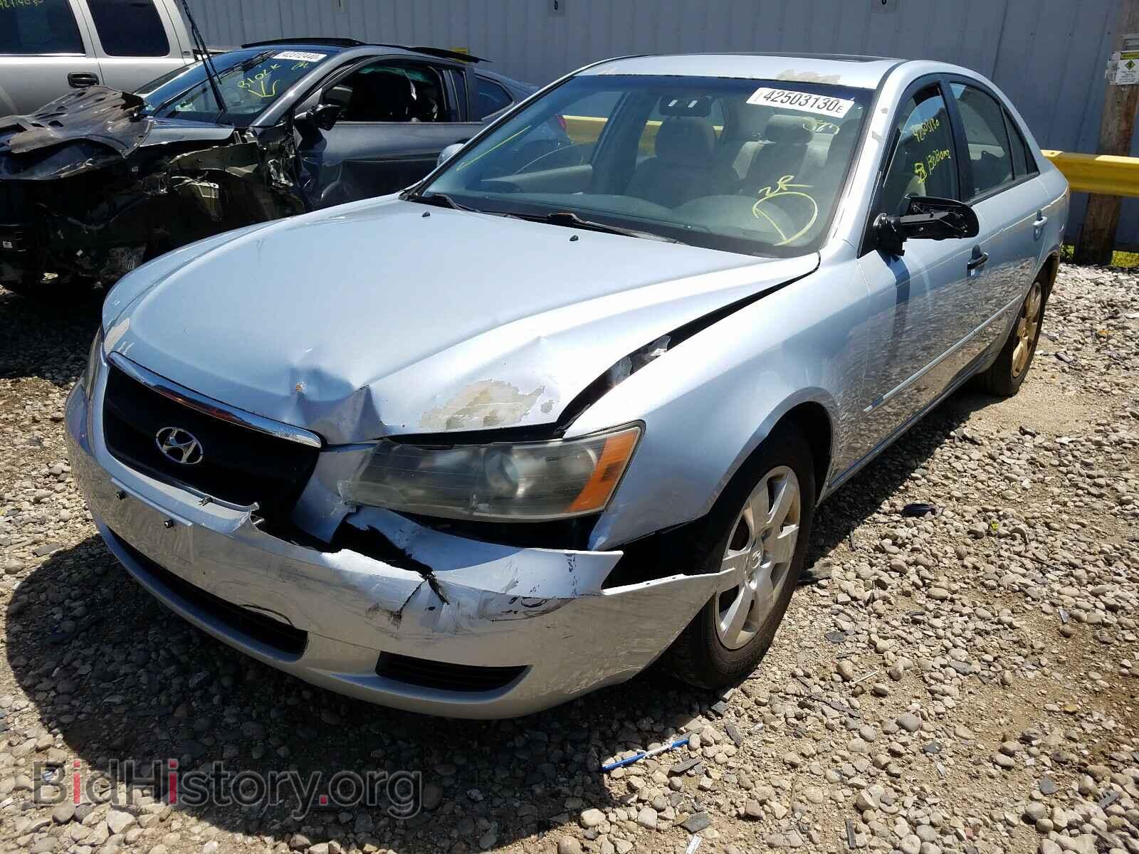 2007 HYUNDAI SONATA - VIN: 5NPET46C87H257703 - Фото 2