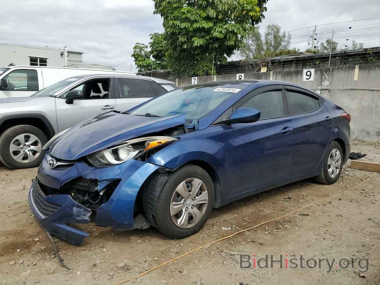 Photo 5NPDH4AEXGH749364 - HYUNDAI ELANTRA 2016