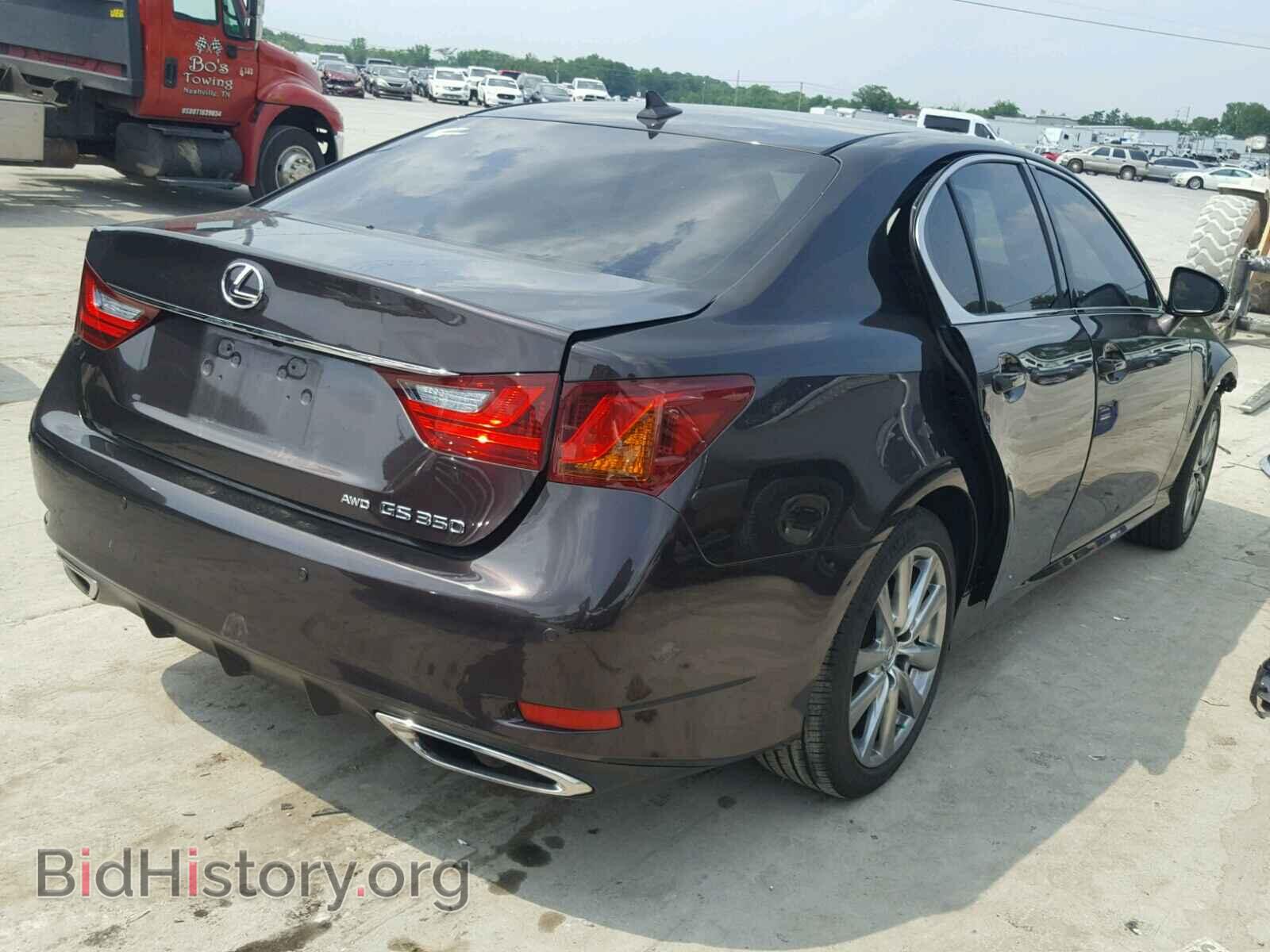 2013 LEXUS GS350 - VIN: JTHCE1BL2D5004473 - Фото 4