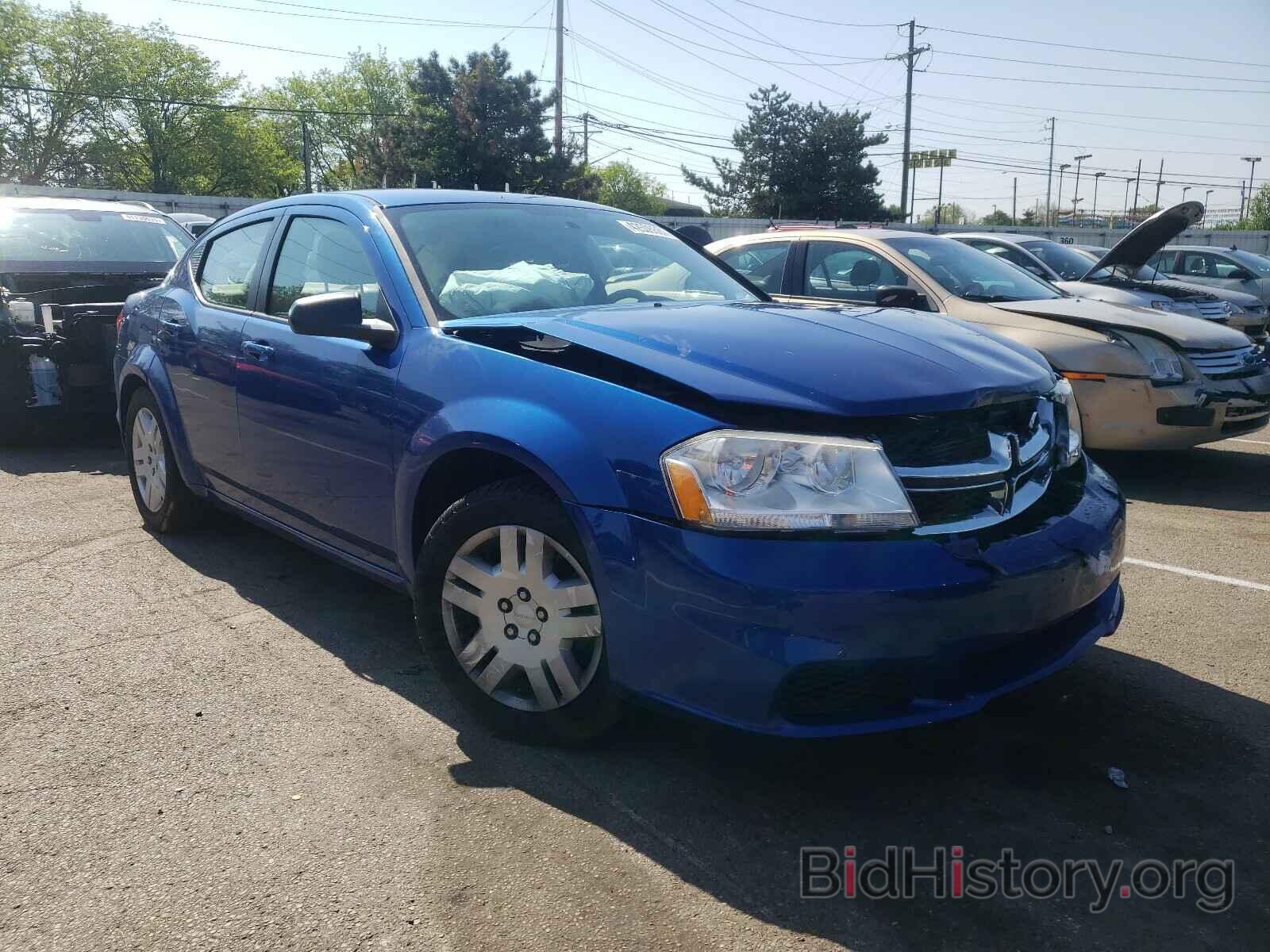 Фотография 1C3CDZAB4EN105225 - DODGE AVENGER 2014