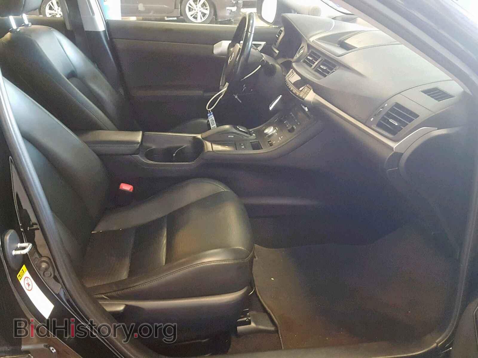 2012 LEXUS CT 200 - VIN: JTHKD5BH7C2049605 - Фото 5
