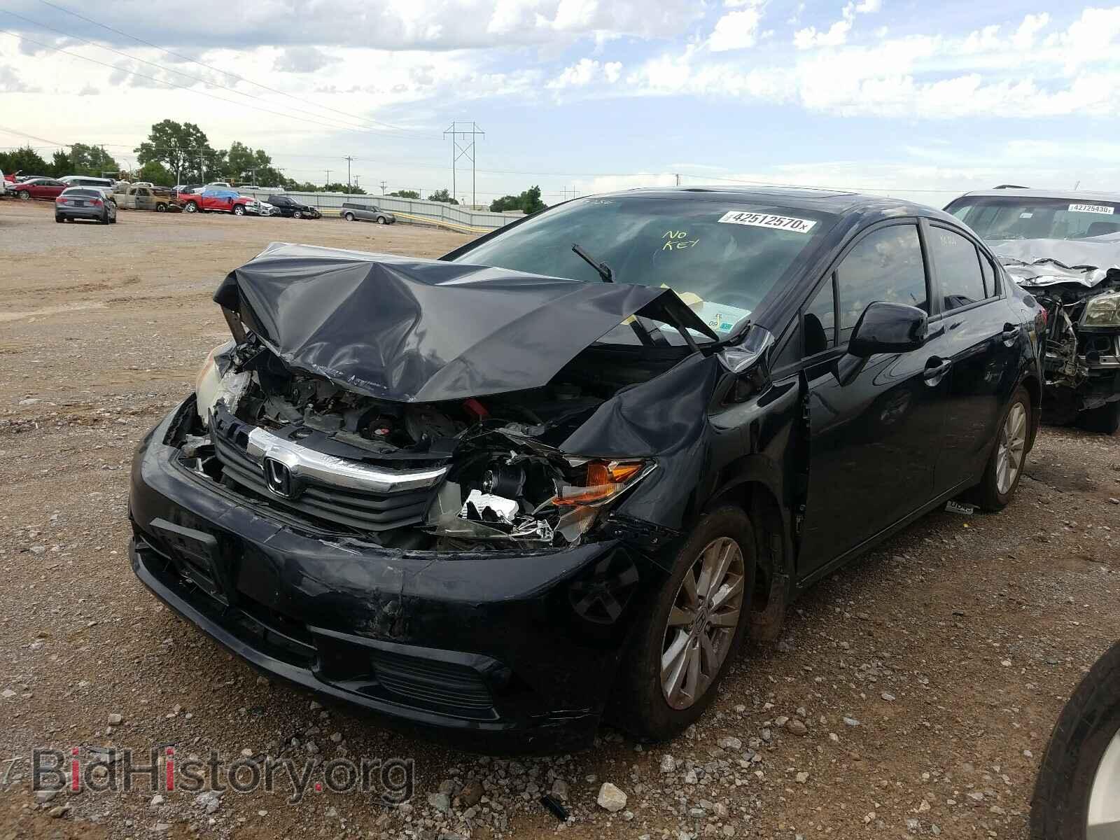 2012 HONDA CIVIC - VIN: 2HGFB2F82CH577756 - Photo 2