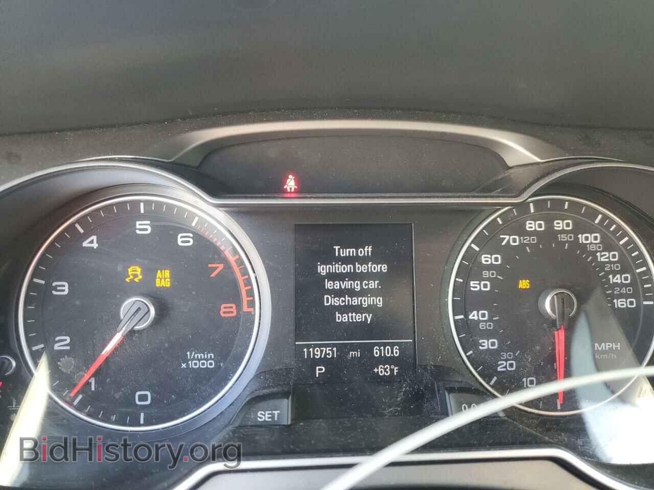 2013 AUDI A4 - VIN: WAUBFAFL7DN044288 - Фото 9