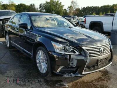 2014 Lexus LS, black — VIN JTHCL5EF3E5022288, Copart