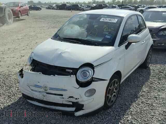 2014 FIAT 500 - VIN: 3C3CFFAR6ET264205 - Фото 2