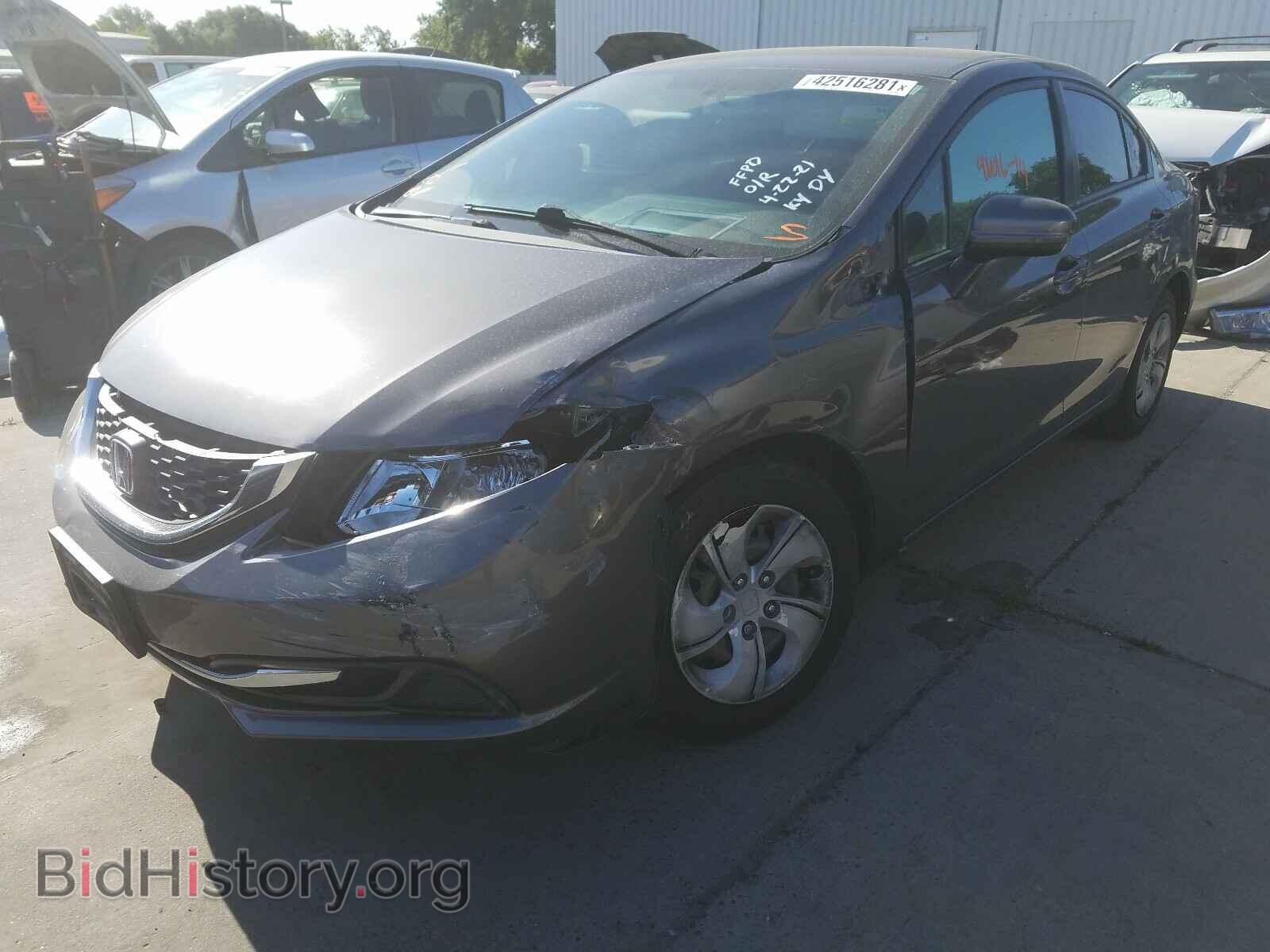 2014 HONDA CIVIC - VIN: 19XFB2F56EE226416 - Фото 2