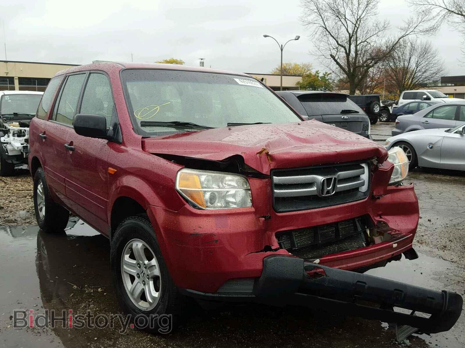 Photo 2HKYF18146H516975 - HONDA PILOT 2006