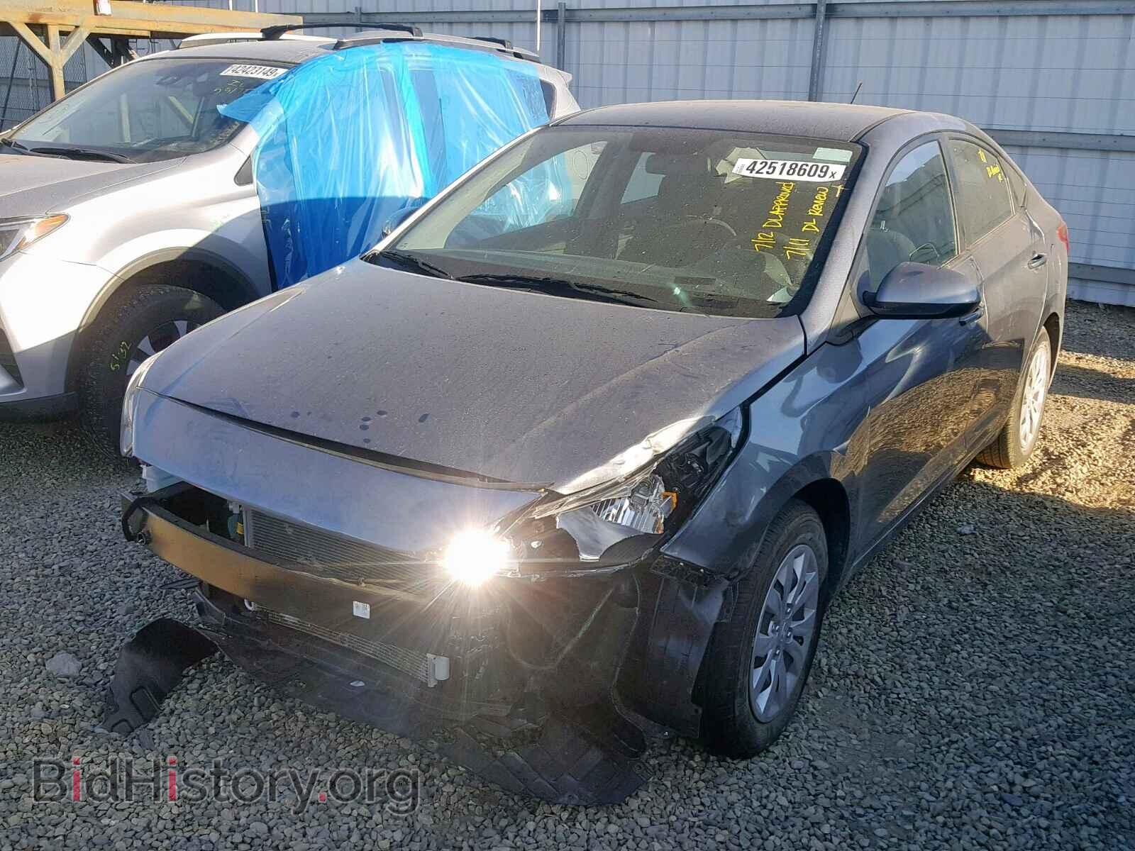2019 HYUNDAI ACCENT - VIN: 3KPC24A37KE064165 - Фото 2