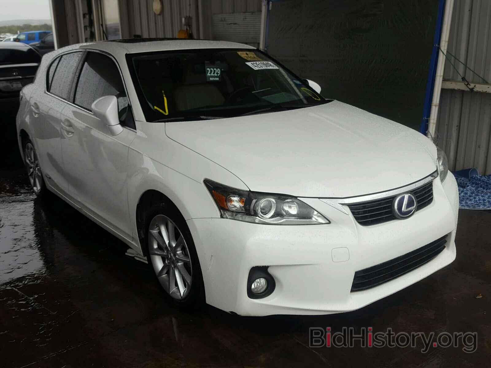 Photo JTHKD5BH9C2057608 - LEXUS CT 200 2012