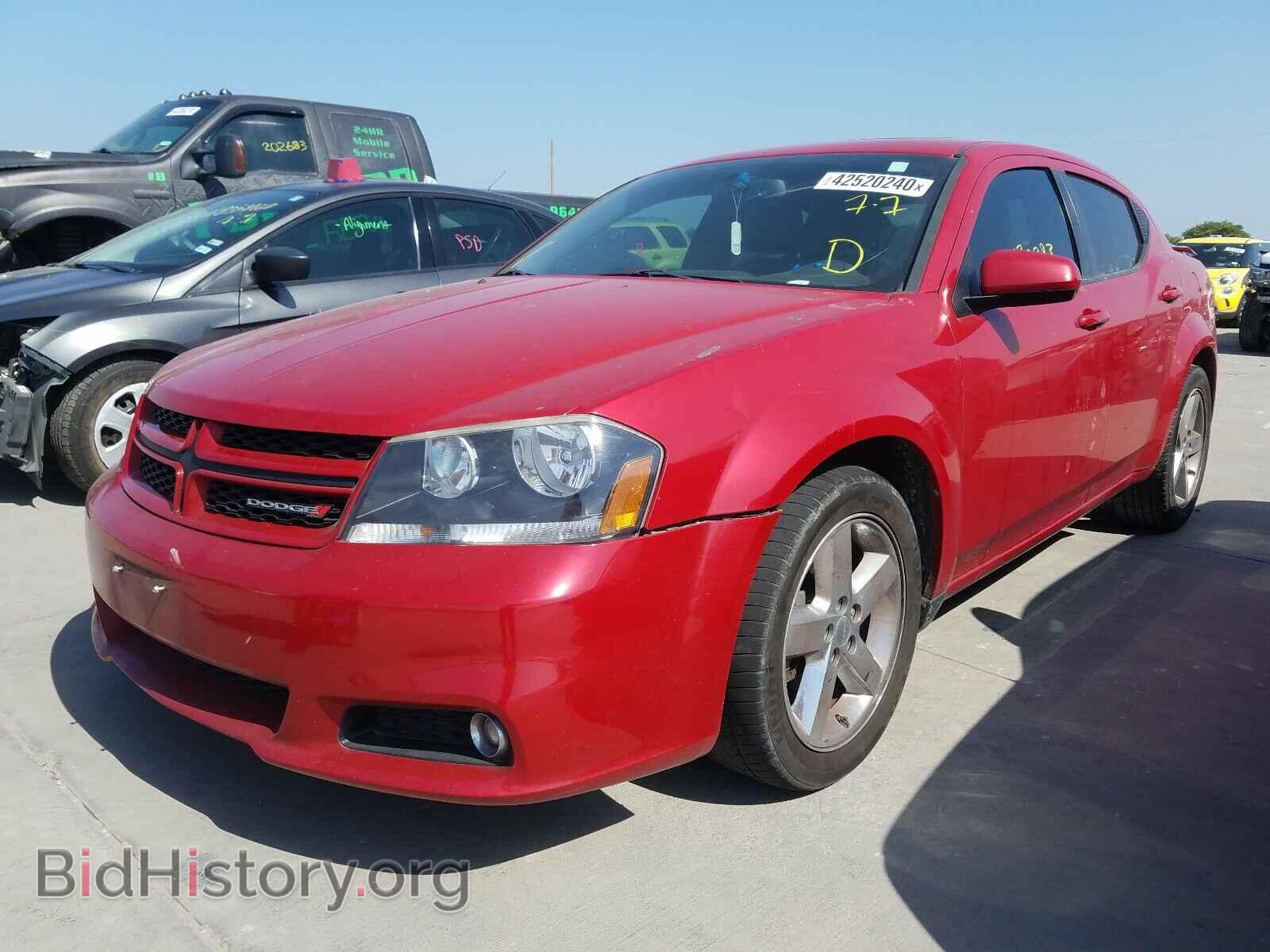 2013 DODGE AVENGER - VIN: 1C3CDZCB6DN676212 - Фото 2