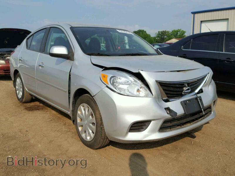2013 Nissan VERSA Versa S (VIN 3N1CN7AP1DL844451) — photo 1 of 10, Copart, damage: front end