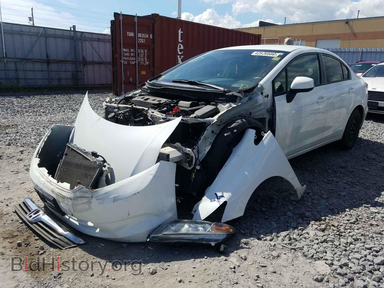 2012 HONDA CIVIC - VIN: 2HGFB2E45CH053581 - Фото 2