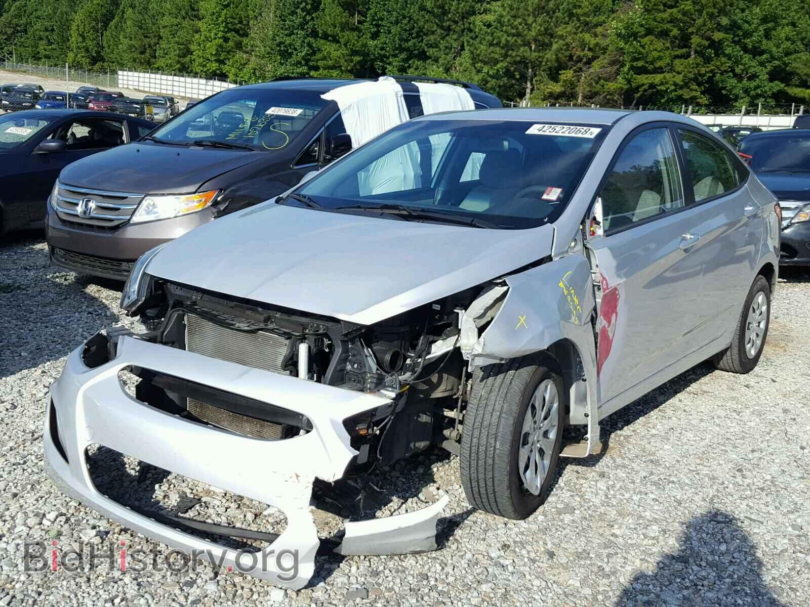 2016 HYUNDAI ACCENT - VIN: KMHCT4AE2GU968427 - Фото 2