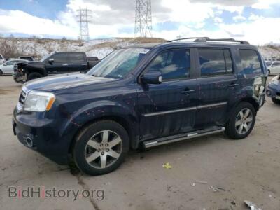 2012 Honda PILOT Touring, blue — VIN 5FNYF4H91CB059222, Copart