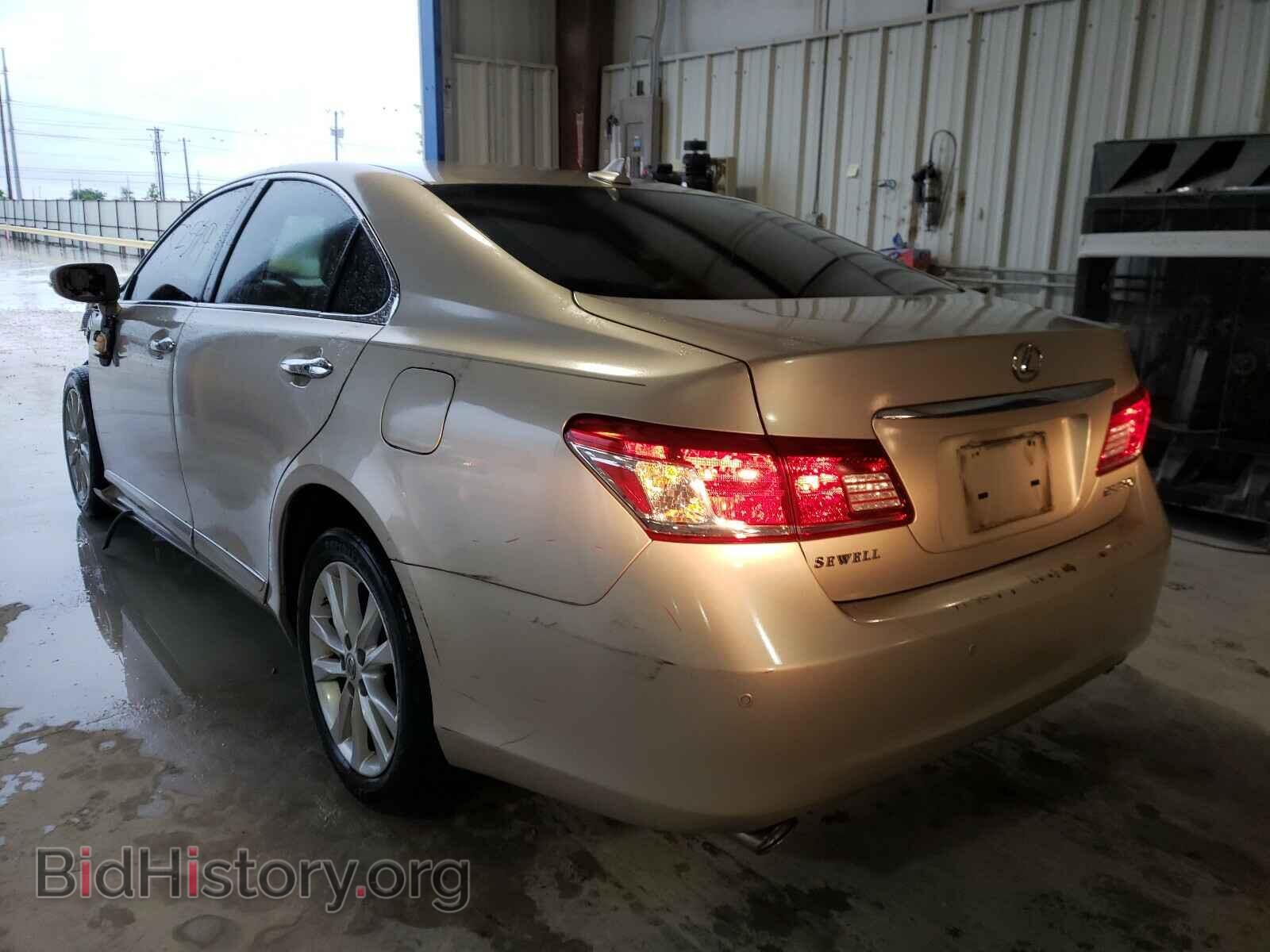 2012 LEXUS ES350 - VIN: JTHBK1EG9C2510305 - Фото 3