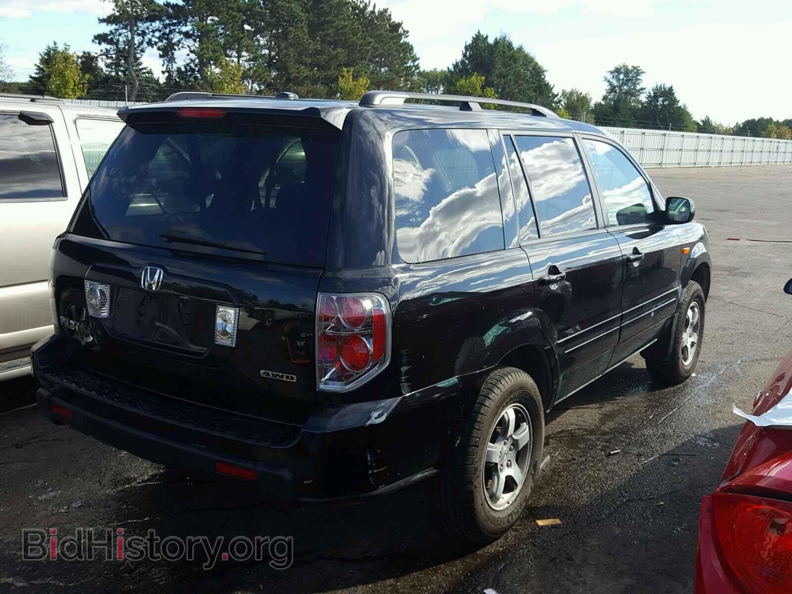 2007 HONDA PILOT - VIN: 2HKYF18577H524489 - Фото 4