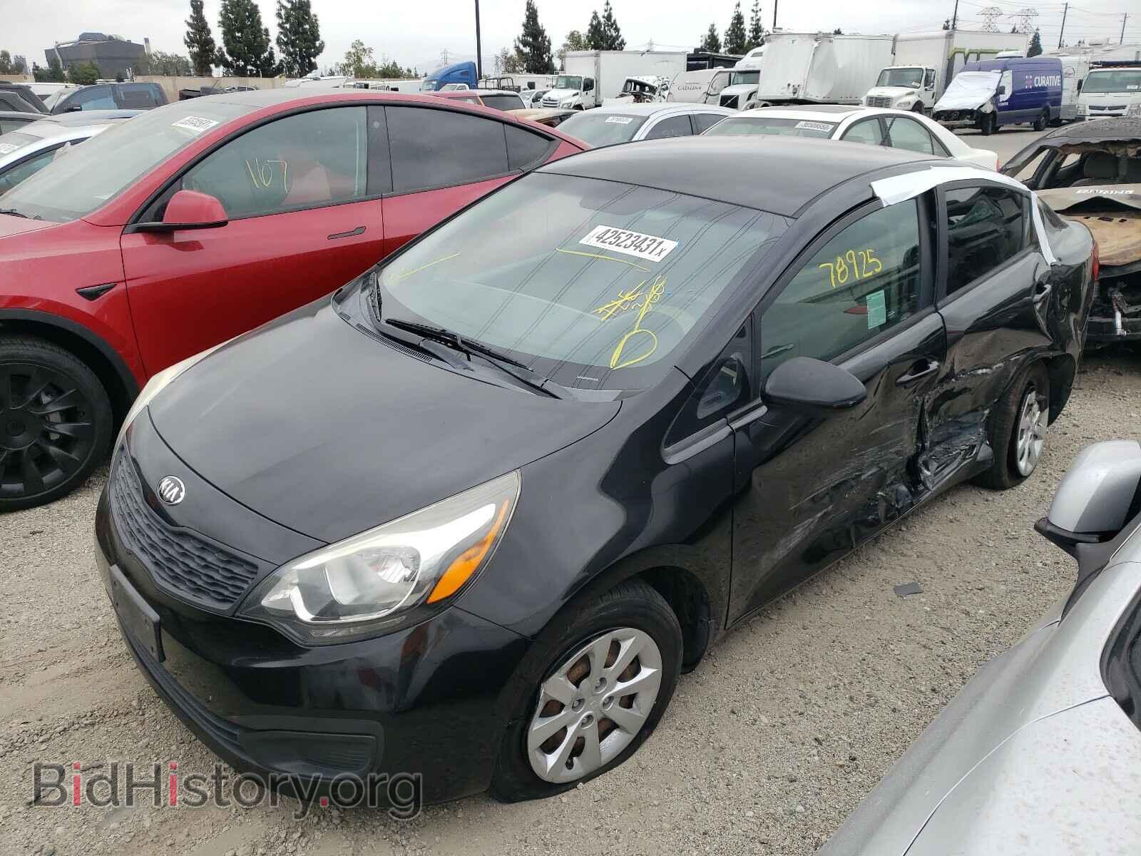 2014 KIA RIO - VIN: KNADM4A39E6408844 - Фото 2