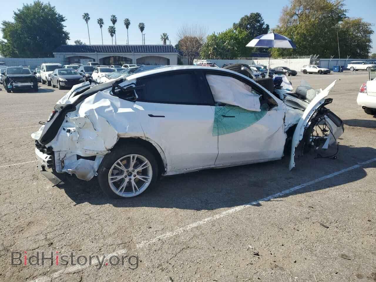 2021 TESLA MODEL Y - VIN: 5YJYGDEEXMF161666 - Фото 3