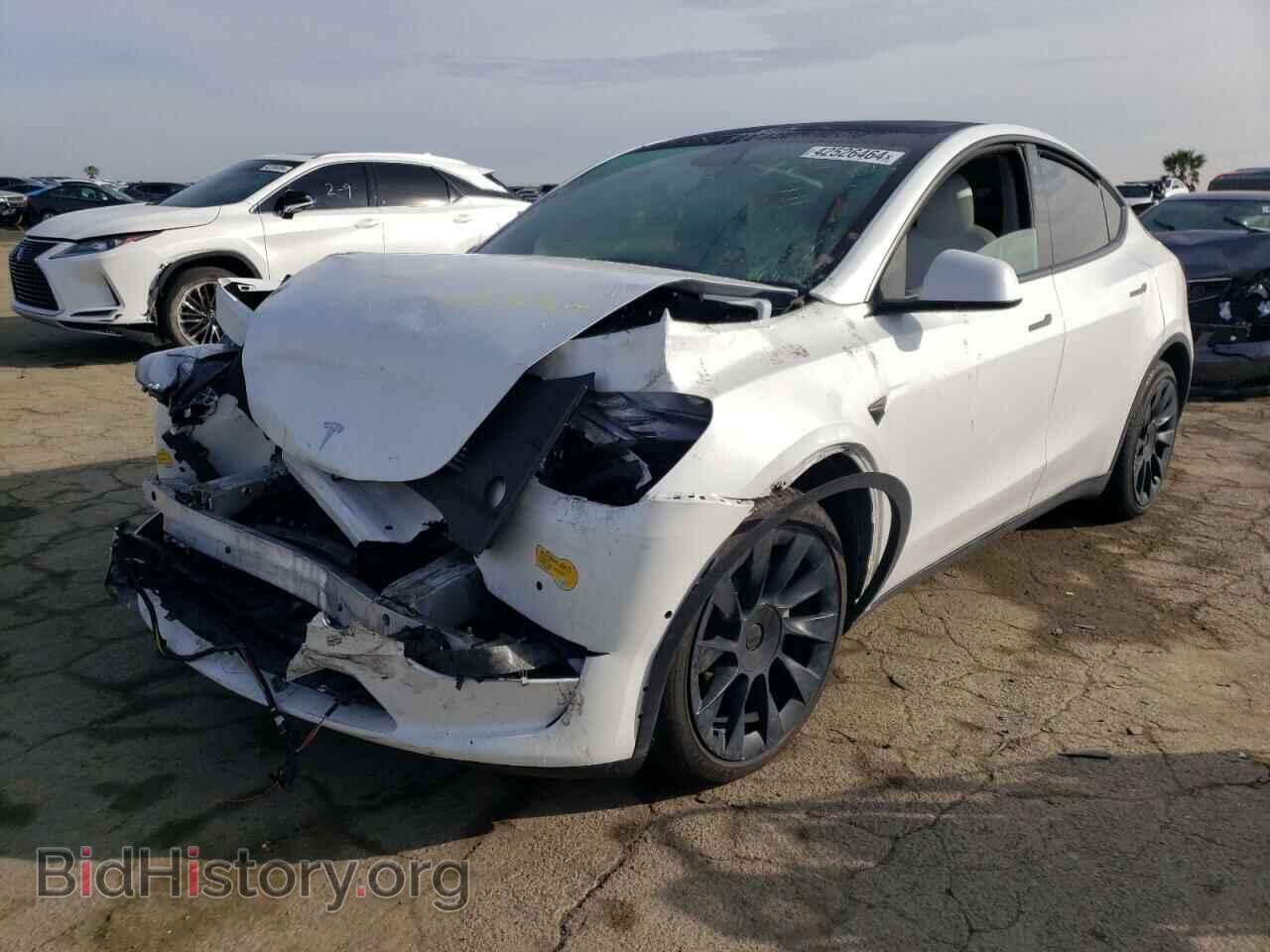 Photo 5YJYGAEE2MF283761 - TESLA MODEL Y 2021
