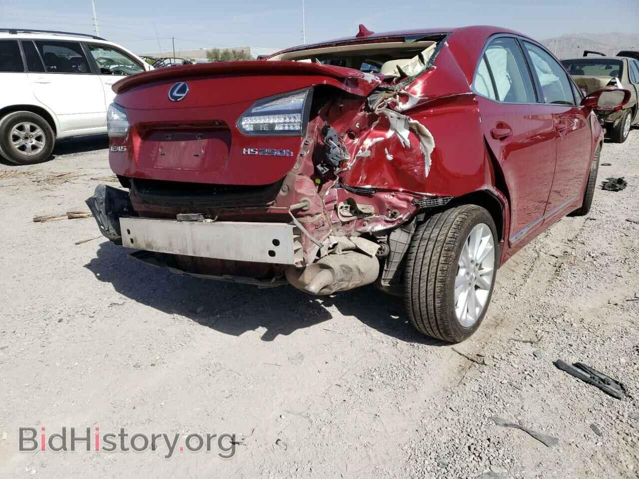 2010 LEXUS HS - VIN: JTHBB1BA9A2016510 - Фото 4