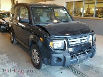 2008 Honda ELEMENT, черный — VIN 5J6YH27798L017491, Copart