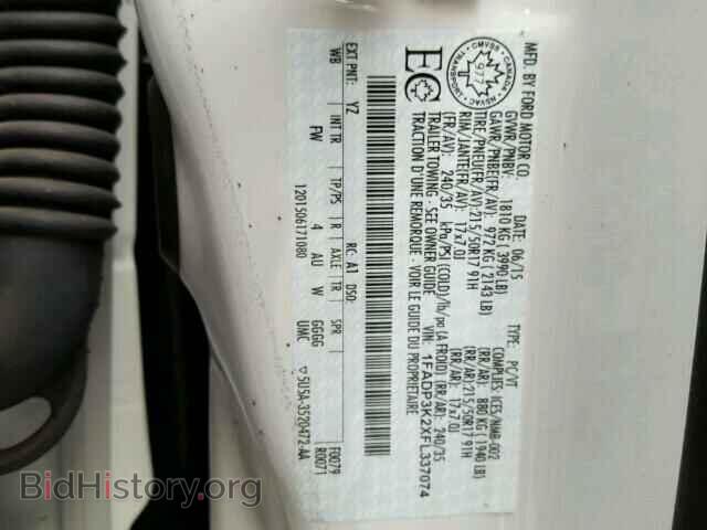 2015 FORD FOCUS - VIN: 1FADP3K2XFL337074 - Фото 10