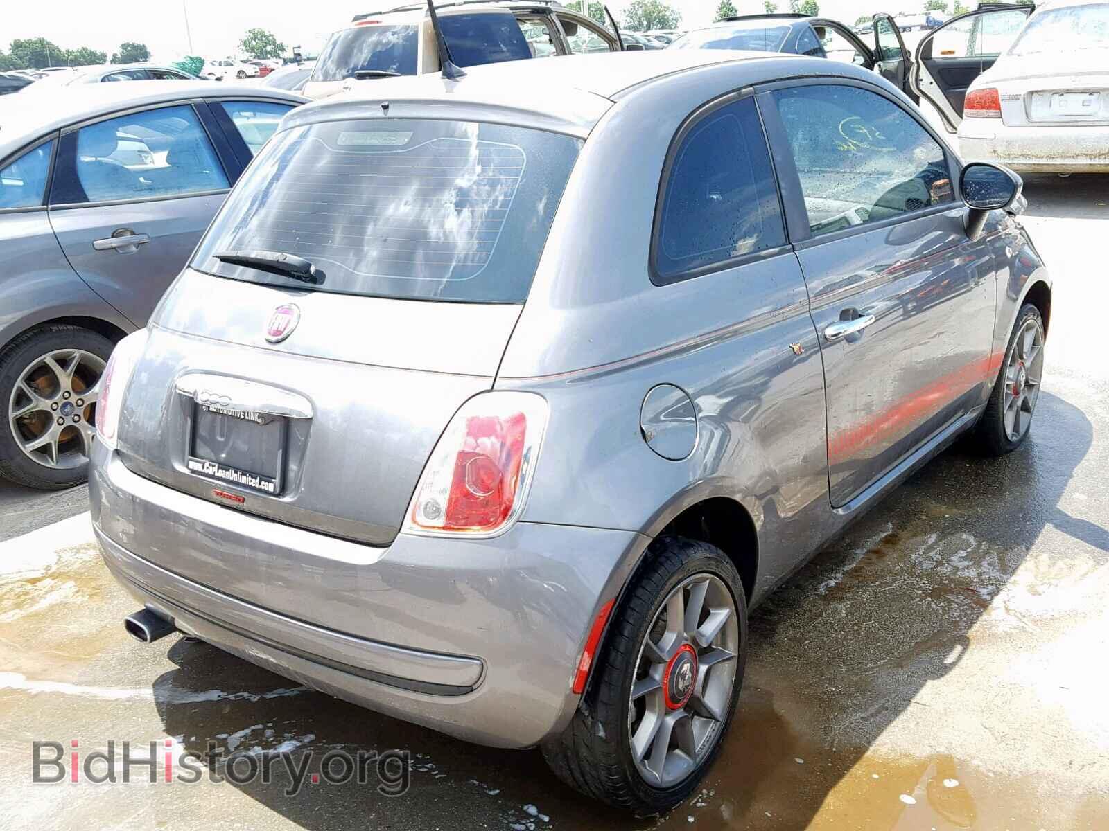 2012 FIAT 500 - VIN: 3C3CFFAR8CT127568 - Фото 4
