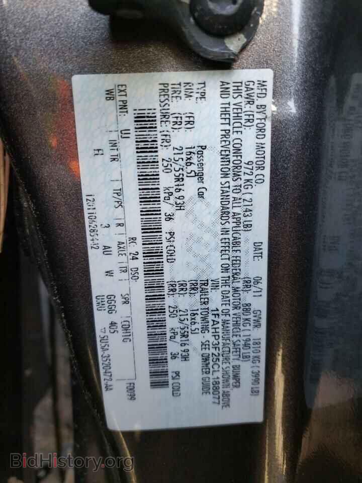 2012 FORD FOCUS - VIN: 1FAHP3F25CL188077 - Photo 10