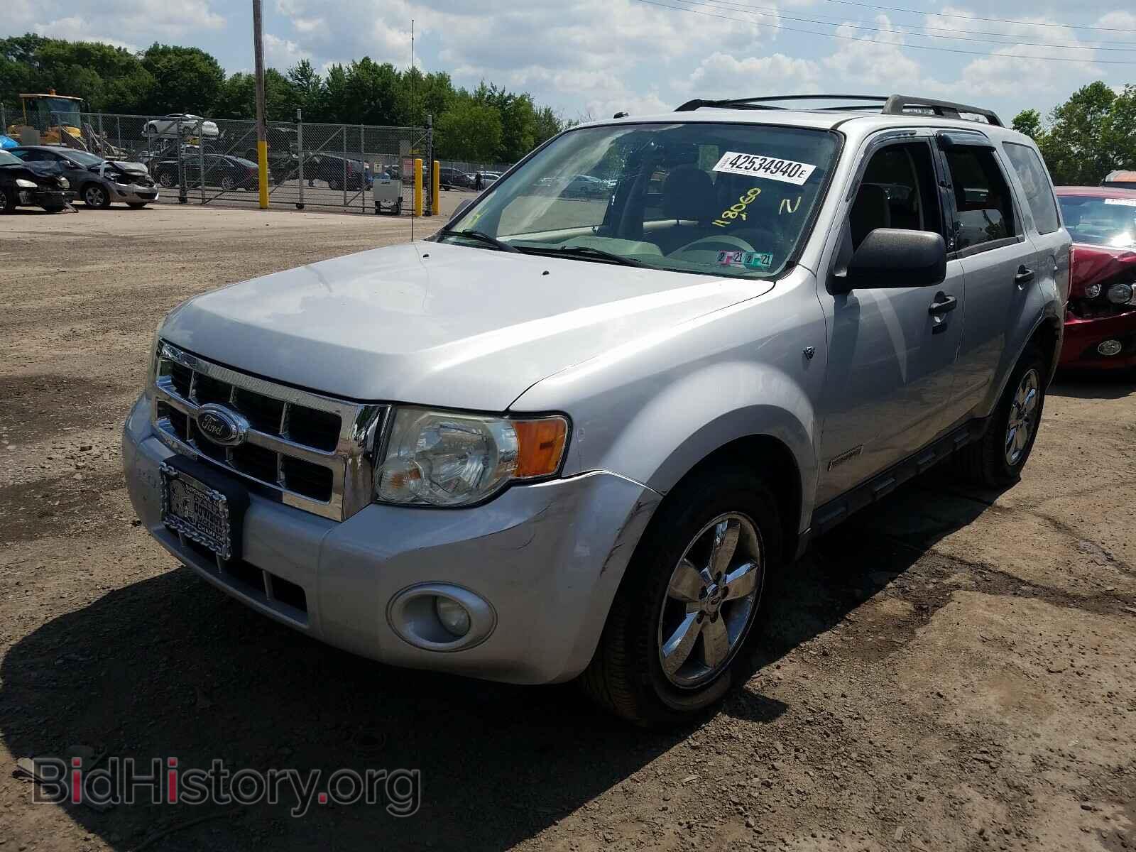 2008 FORD ESCAPE - VIN: 1FMCU93158KC69357 - Фото 2