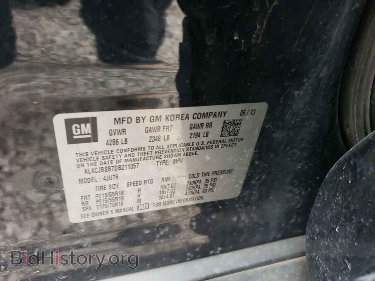 2013 BUICK ENCORE - VIN: KL4CJBSB7DB211057 - Photo 13