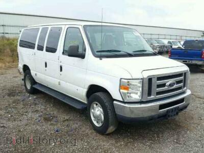 2010 Ford ECONOLINE, white — VIN 1FBNE3BL2ADA74891, Copart