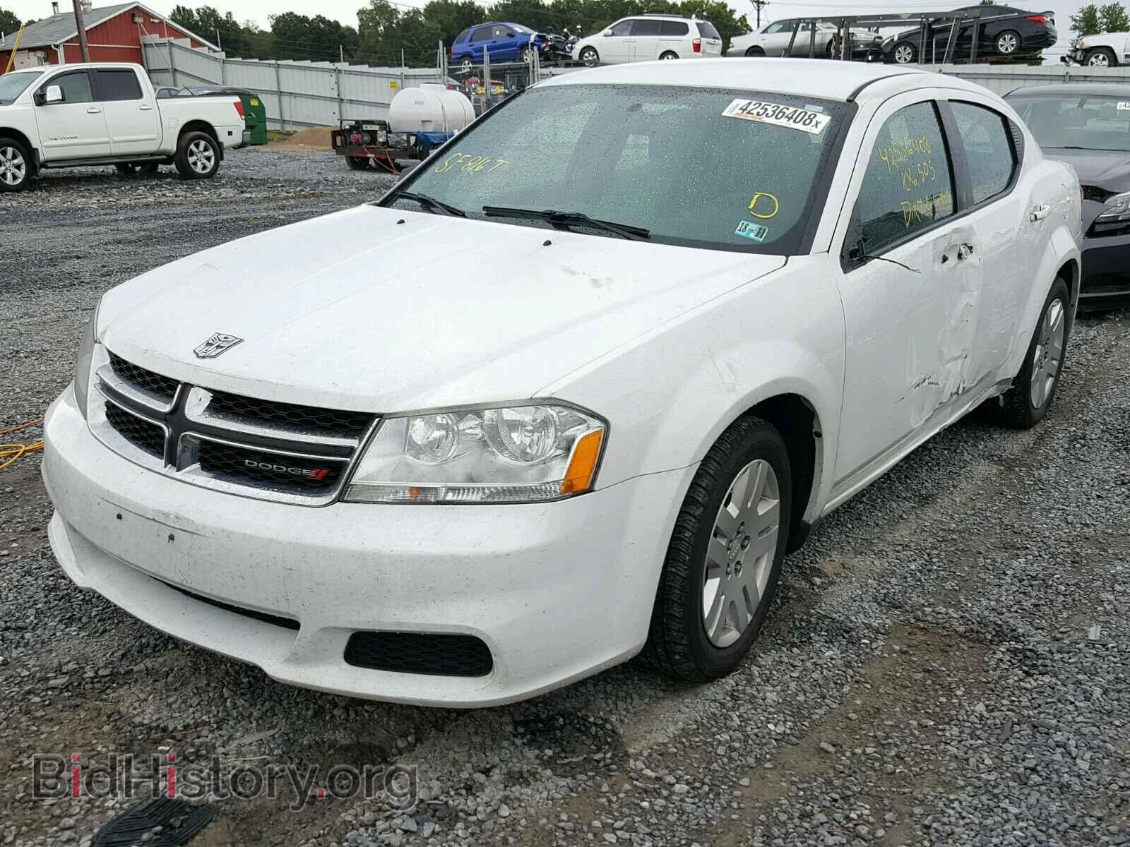 2014 DODGE AVENGER - VIN: 1C3CDZAB2EN116045 - Фото 2