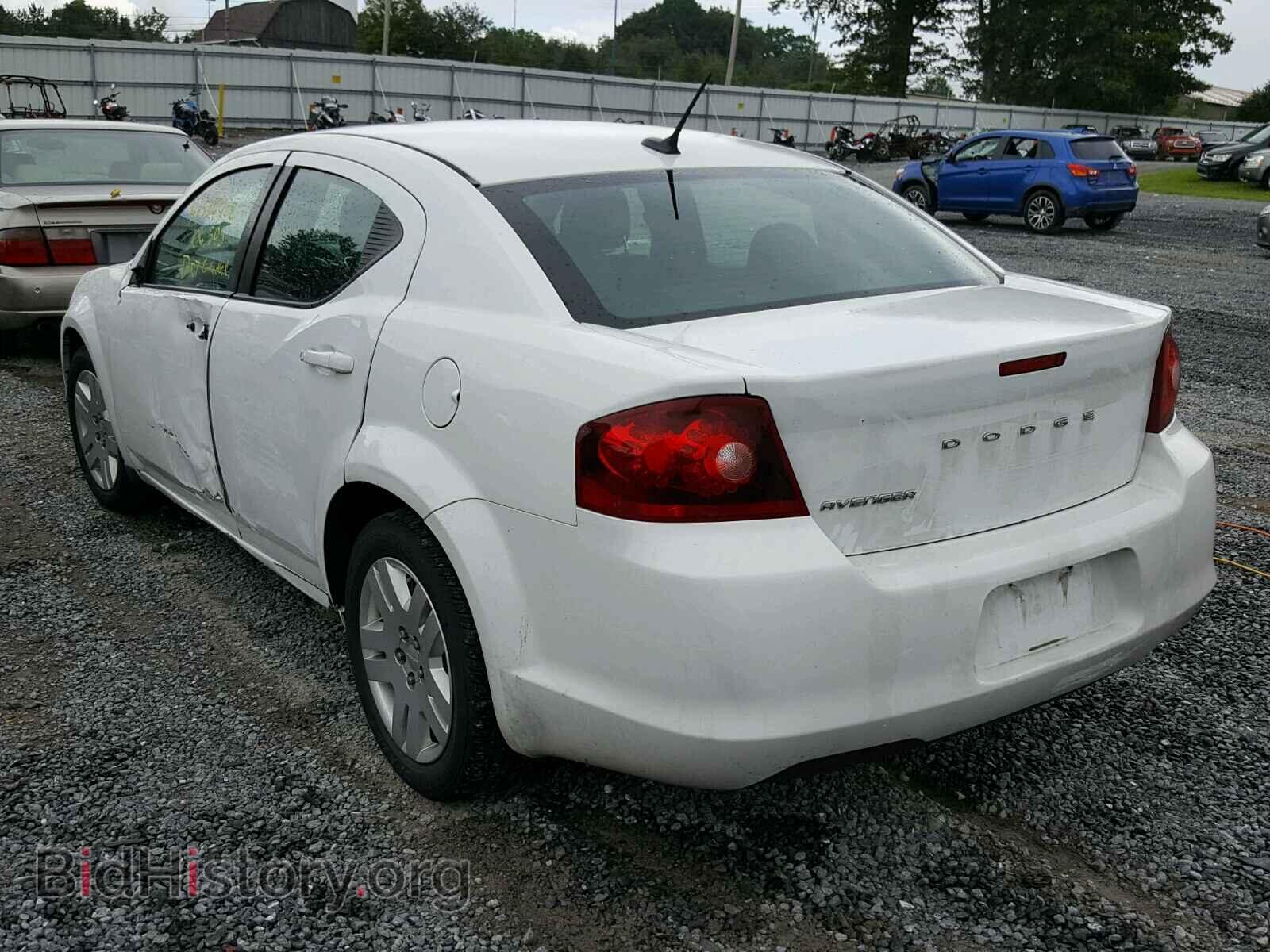 2014 DODGE AVENGER - VIN: 1C3CDZAB2EN116045 - Фото 3