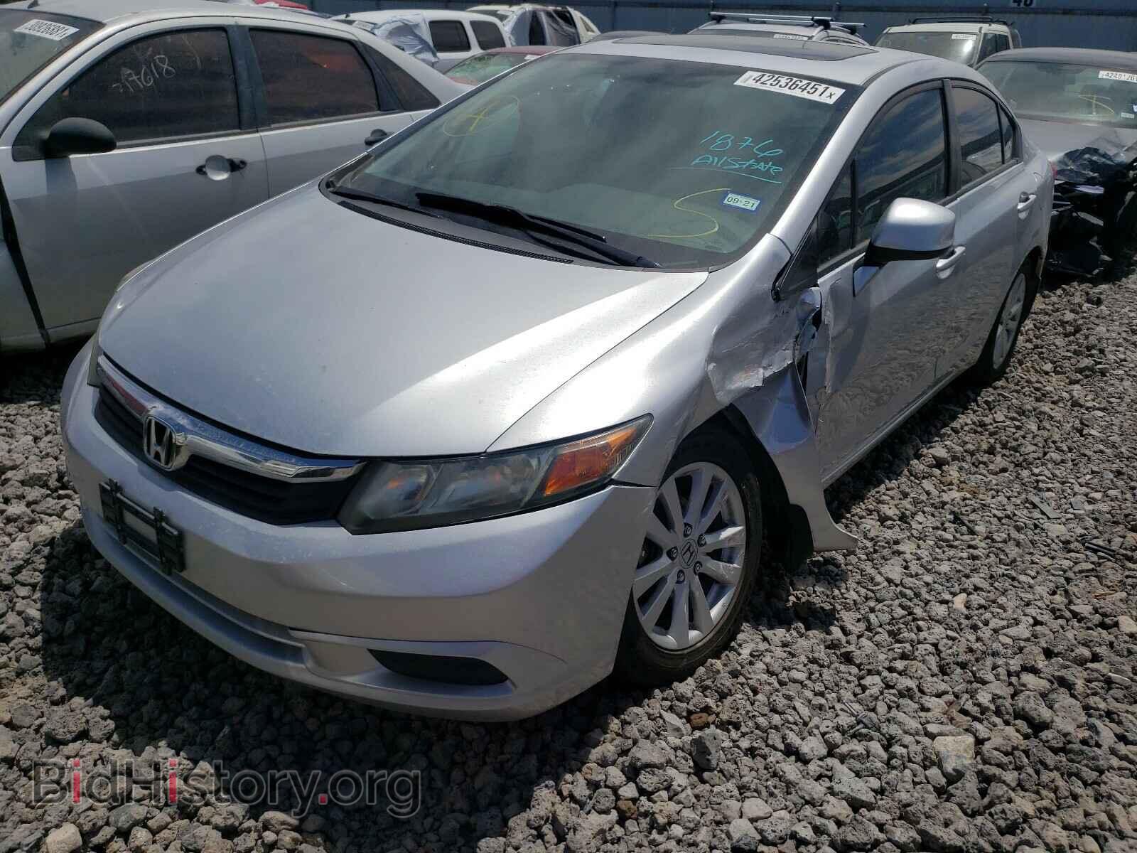 2012 HONDA CIVIC - VIN: 2HGFB2F99CH552202 - Фото 2