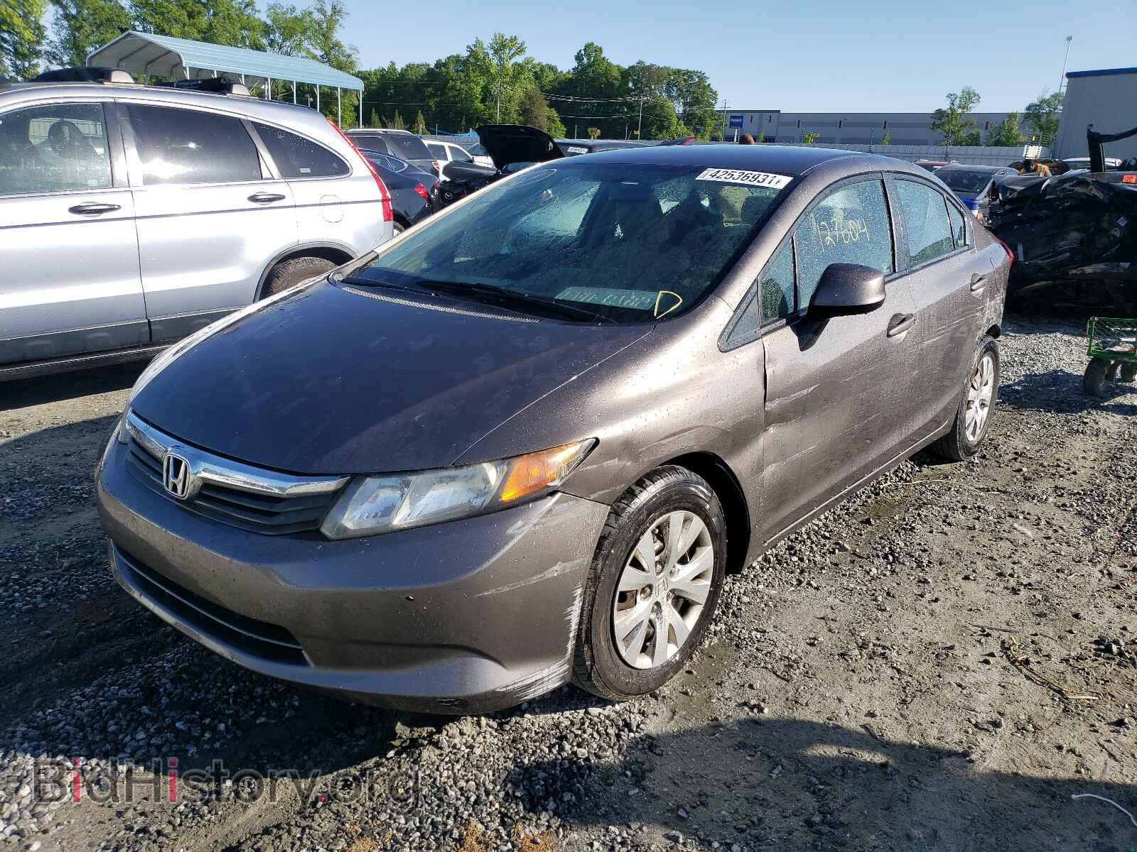 2012 HONDA CIVIC - VIN: 19XFB2F51CE375202 - Фото 2