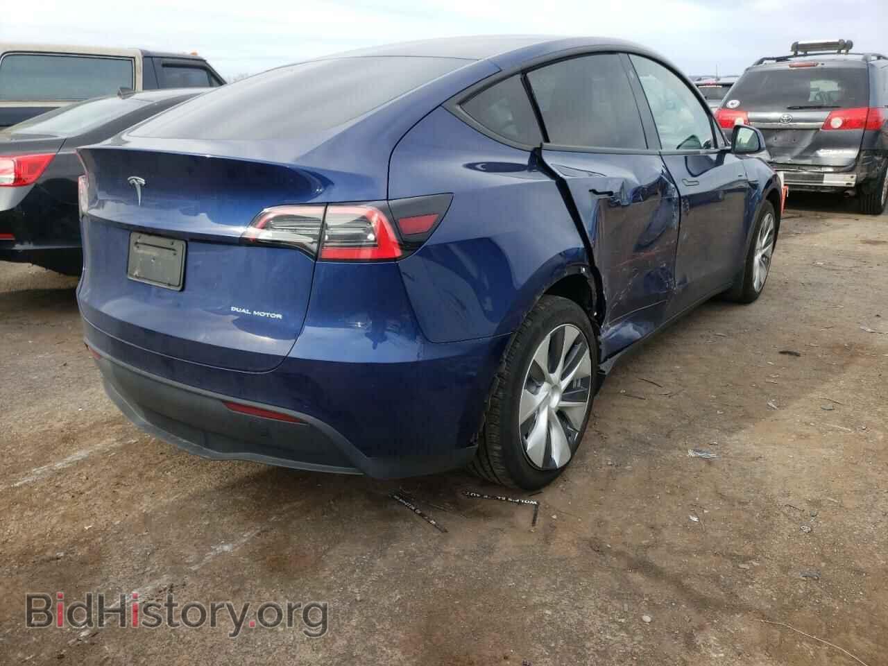 2021 TESLA MODEL Y - VIN: 5YJYGDEE0MF070955 - Фото 4