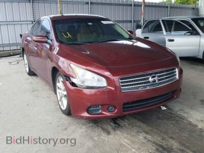 2011 Nissan MAXIMA S, red — VIN 1N4AA5AP4BC820664, Copart