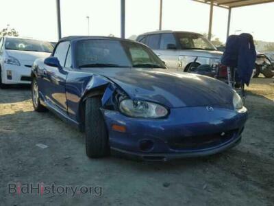 1999 Mazda MIATA MX-5 Miata, blue — VIN JM1NB3530X0135753, Copart