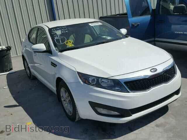 2013 Kia OPTIMA (VIN 5XXGM4A7XDG218201) — photo 1 of 10, Copart, damage: top/roof