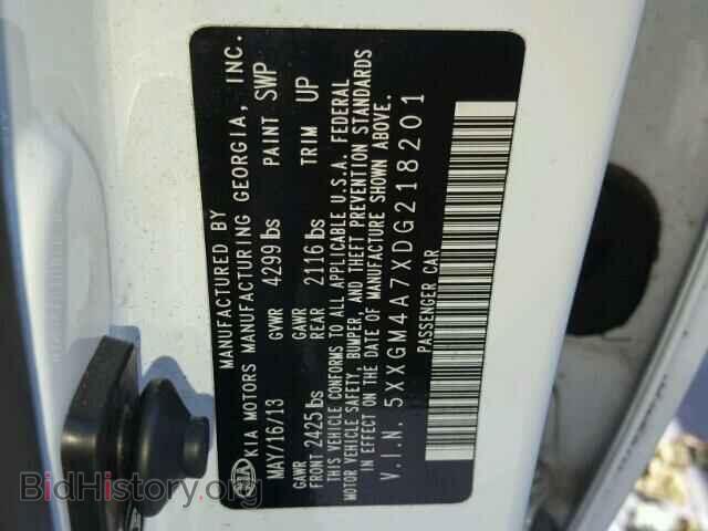2013 KIA OPTIMA - VIN: 5XXGM4A7XDG218201 - Фото 10