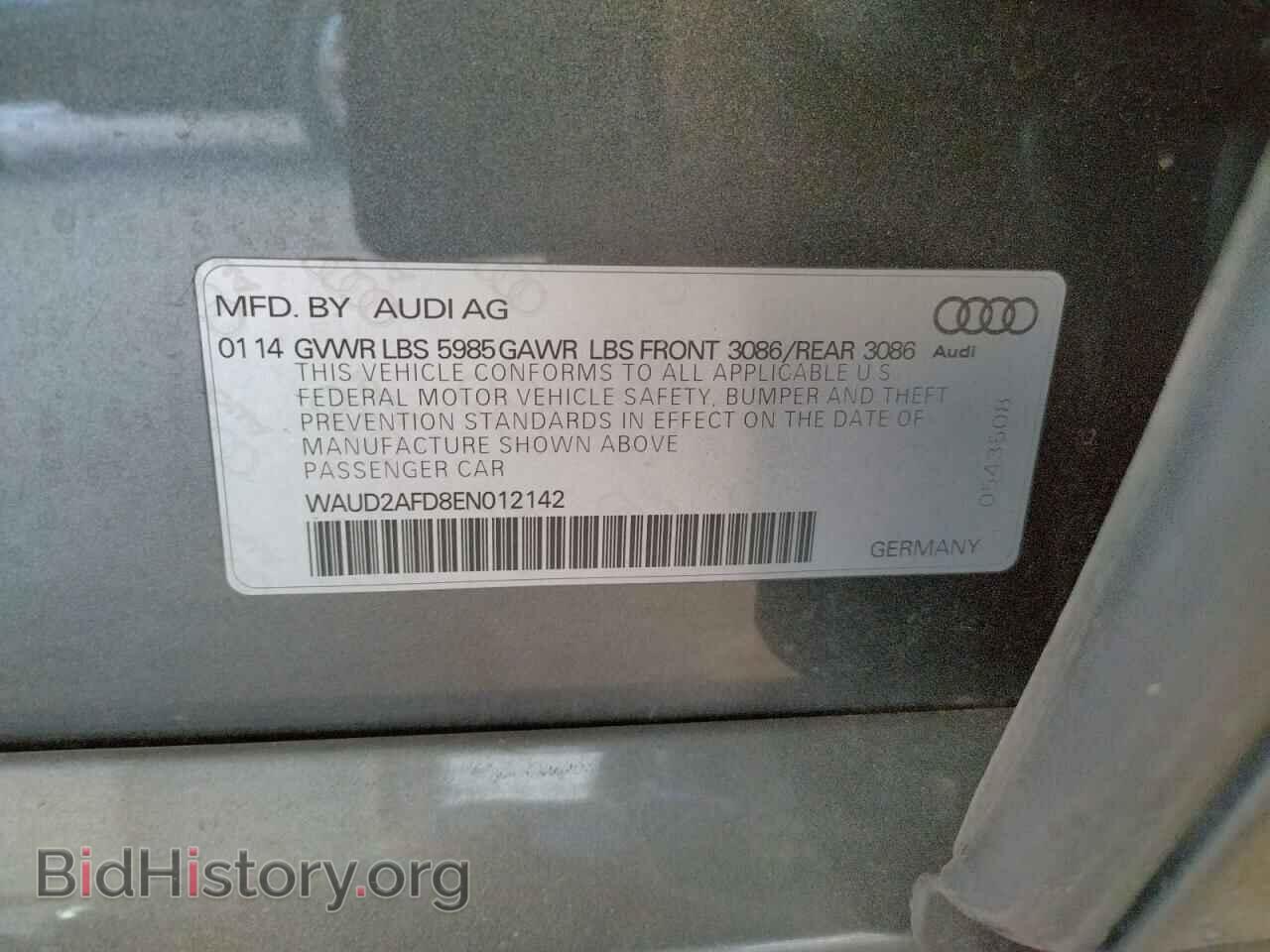 2014 AUDI S8 - VIN: WAUD2AFD8EN012142 - Photo 10