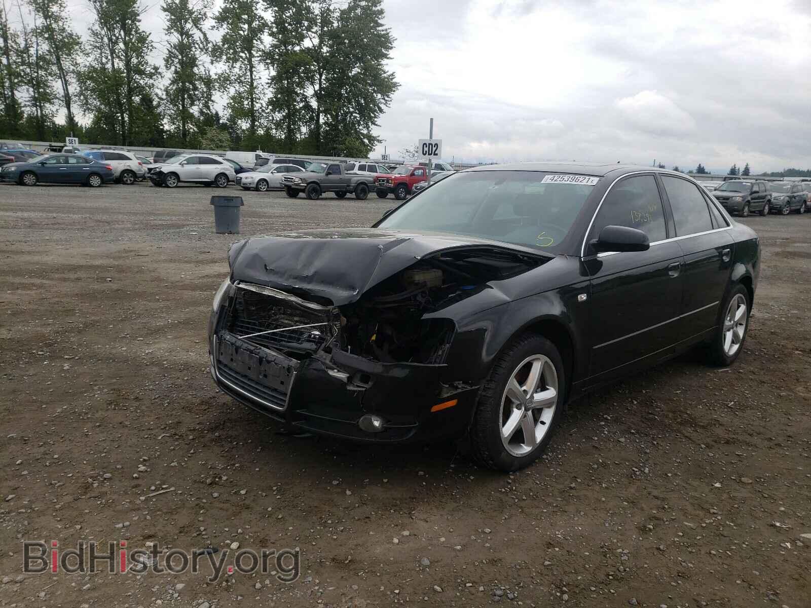 2007 AUDI A4 - VIN: WAUDH78E37A044000 - Фото 2
