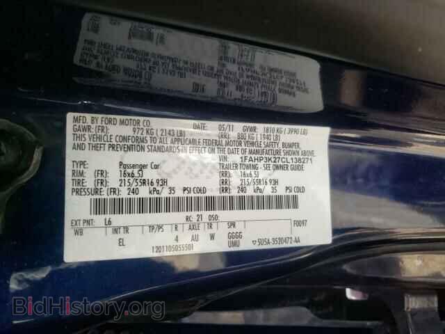 2012 FORD FOCUS - VIN: 1FAHP3K27CL138271 - Фото 10