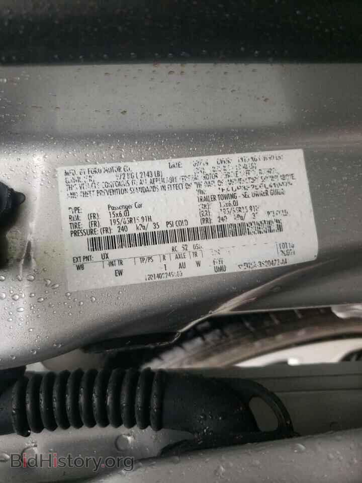 2014 FORD FOCUS - VIN: 1FADP3E25EL419479 - Фото 10