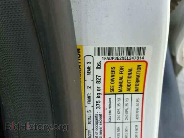 2014 FORD FOCUS - VIN: 1FADP3E2XEL247014 - Фото 10