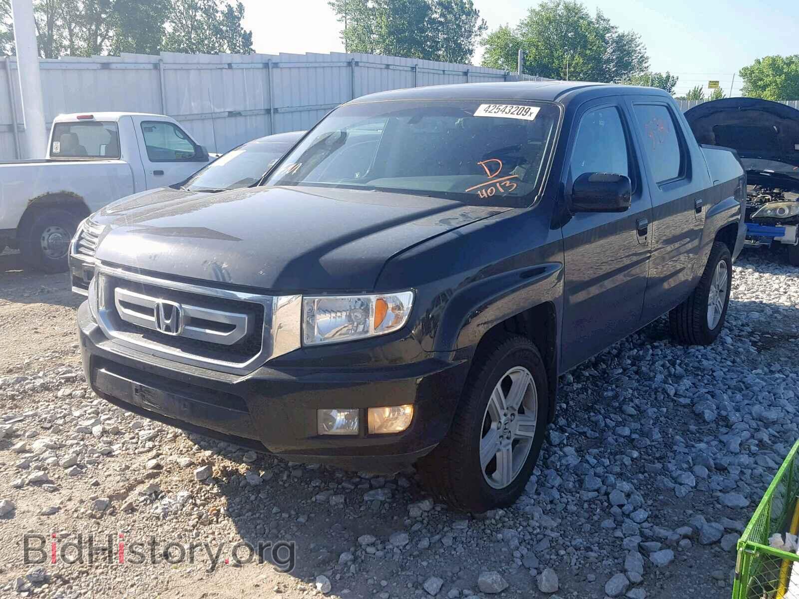 2011 HONDA RIDGELINE - VIN: 5FPYK1F56BB454013 - Фото 2