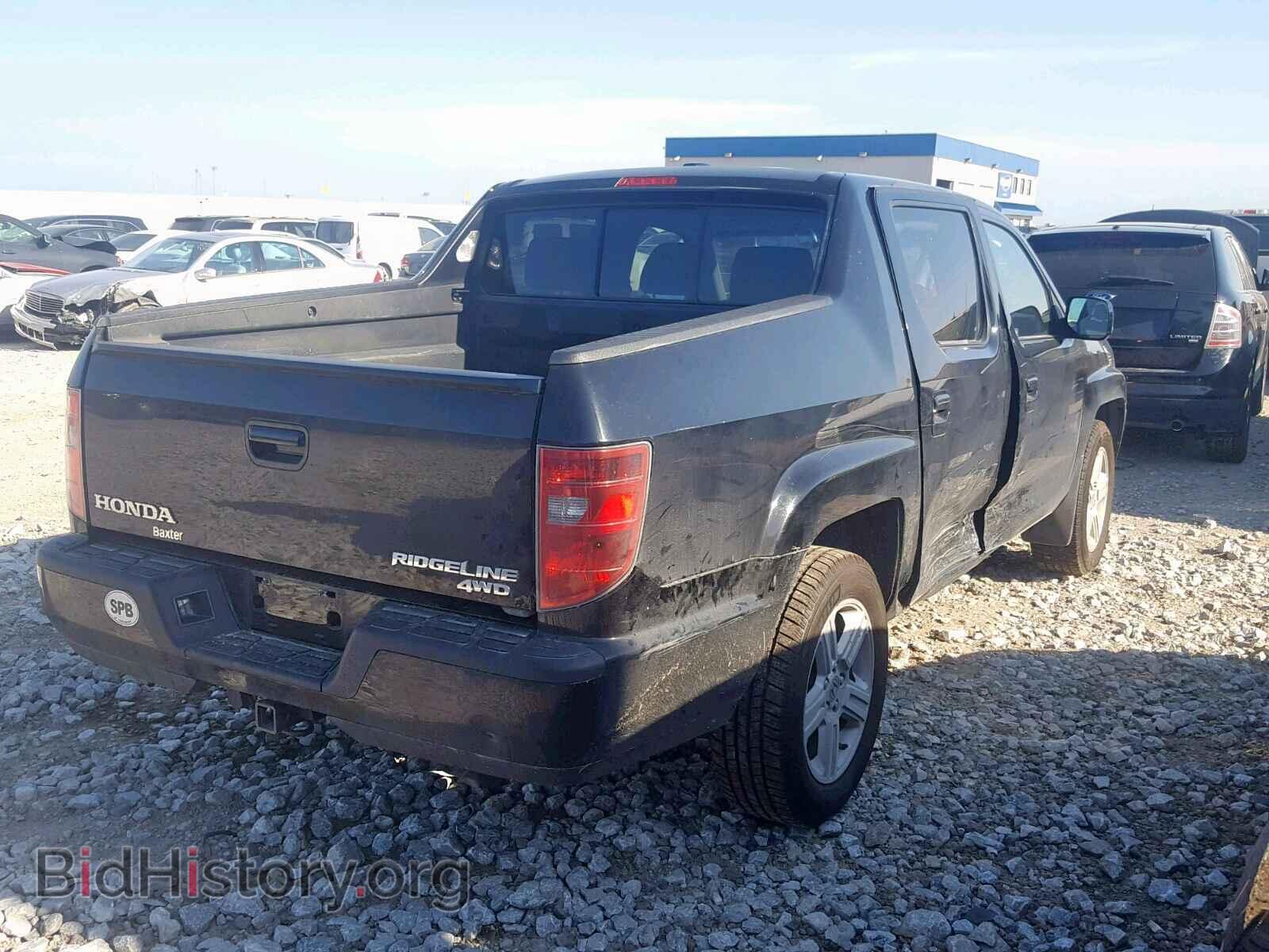 2011 HONDA RIDGELINE - VIN: 5FPYK1F56BB454013 - Фото 4