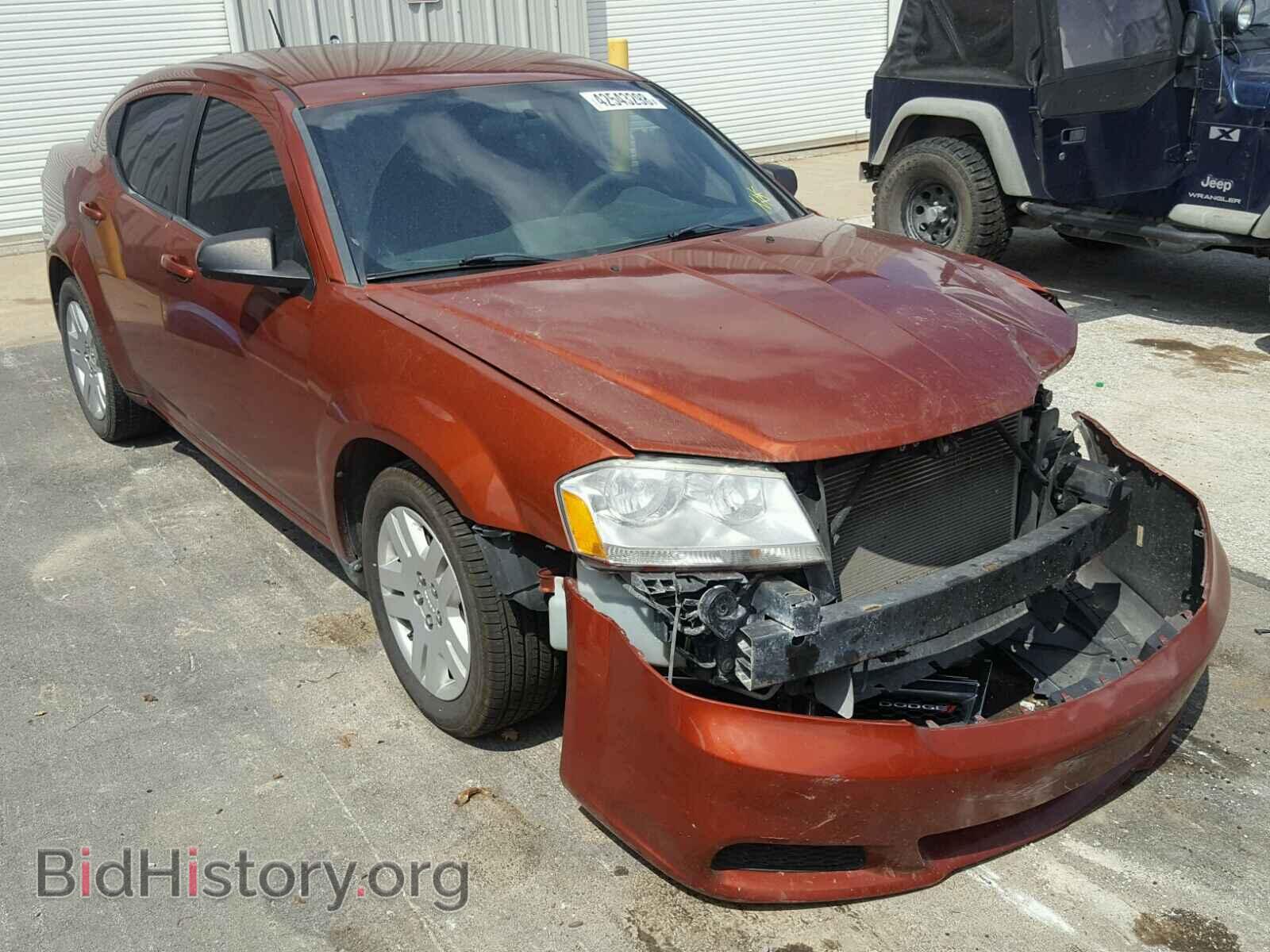 Фотография 1C3CDZAB4CN199992 - DODGE AVENGER 2012